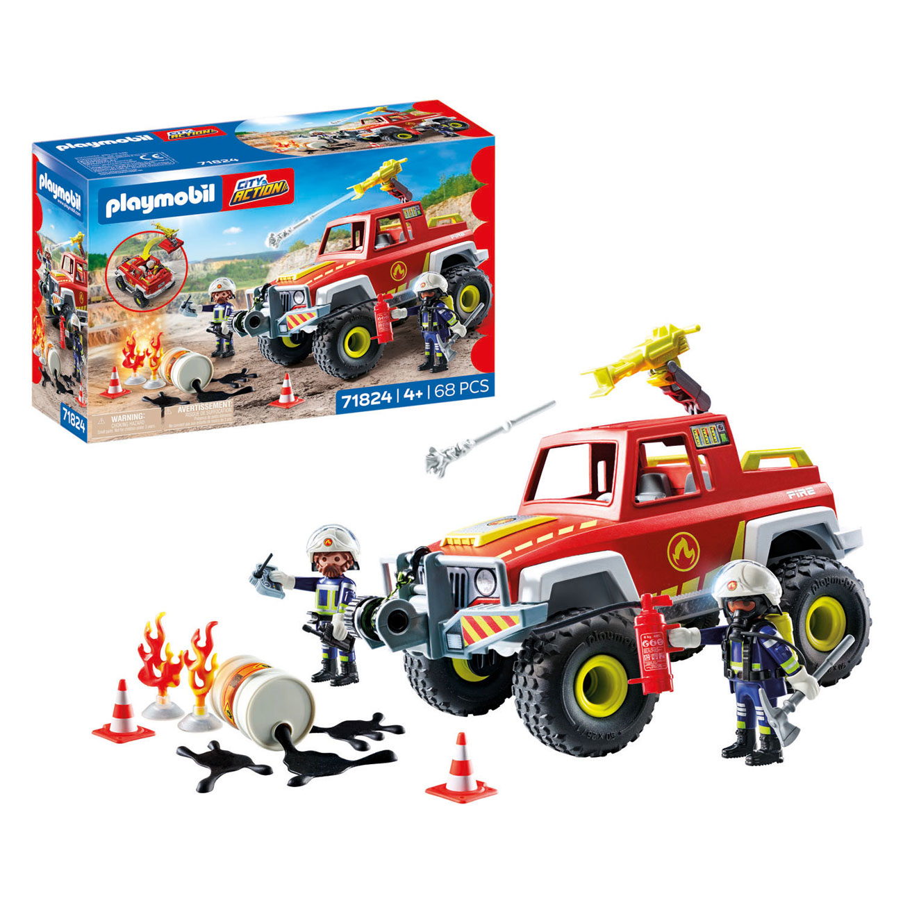 Camion de pompiers Playmobil Action Heroes - 71824