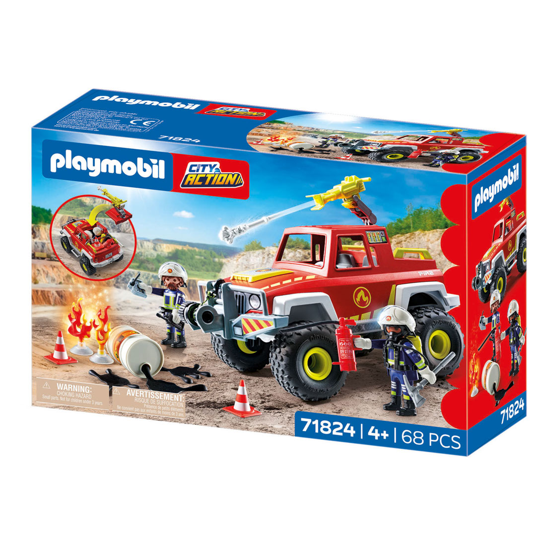 Camion de pompiers Playmobil Action Heroes - 71824