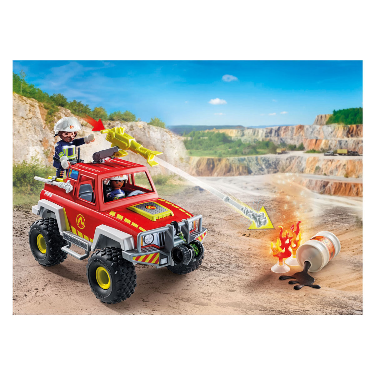 Camion de pompiers Playmobil Action Heroes - 71824