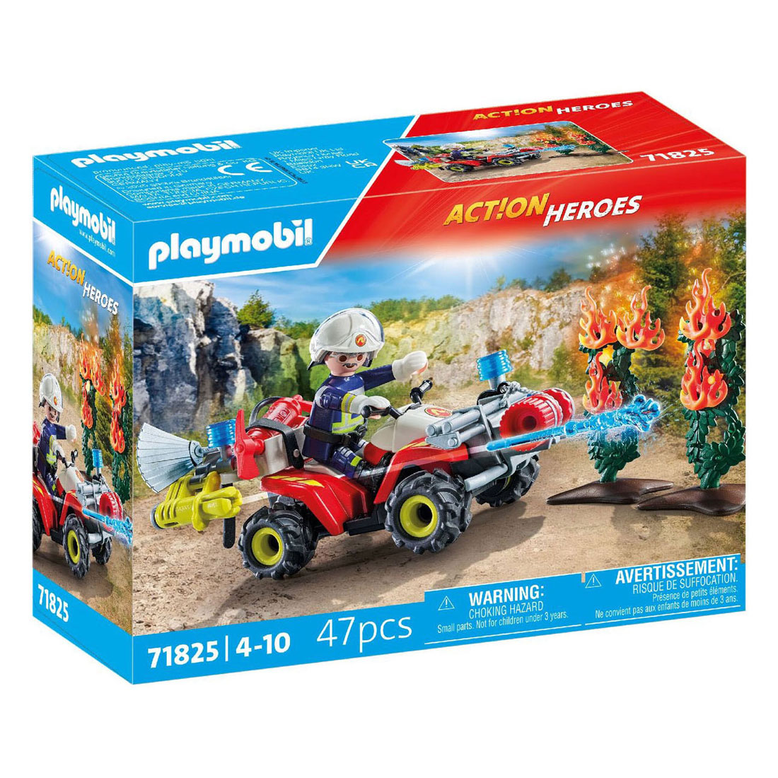 Quad des pompiers Playmobil Action Heroes - 71825