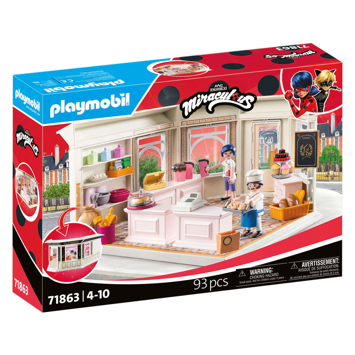 Playmobil Miraculous Franse Bakkerij -71863