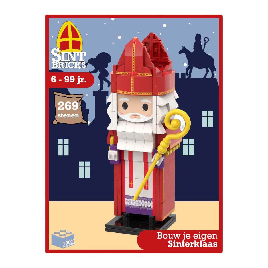 Bouwset Bouw je eigen Sinterklaas - 269st.