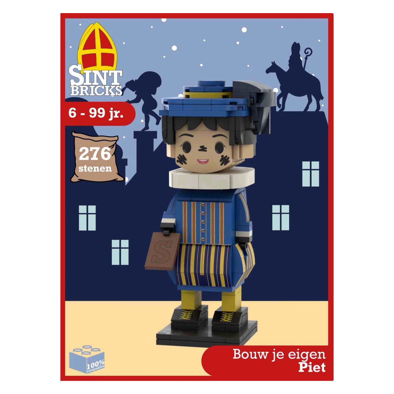 Bouwset Bouw je eigen Piet - 276st.