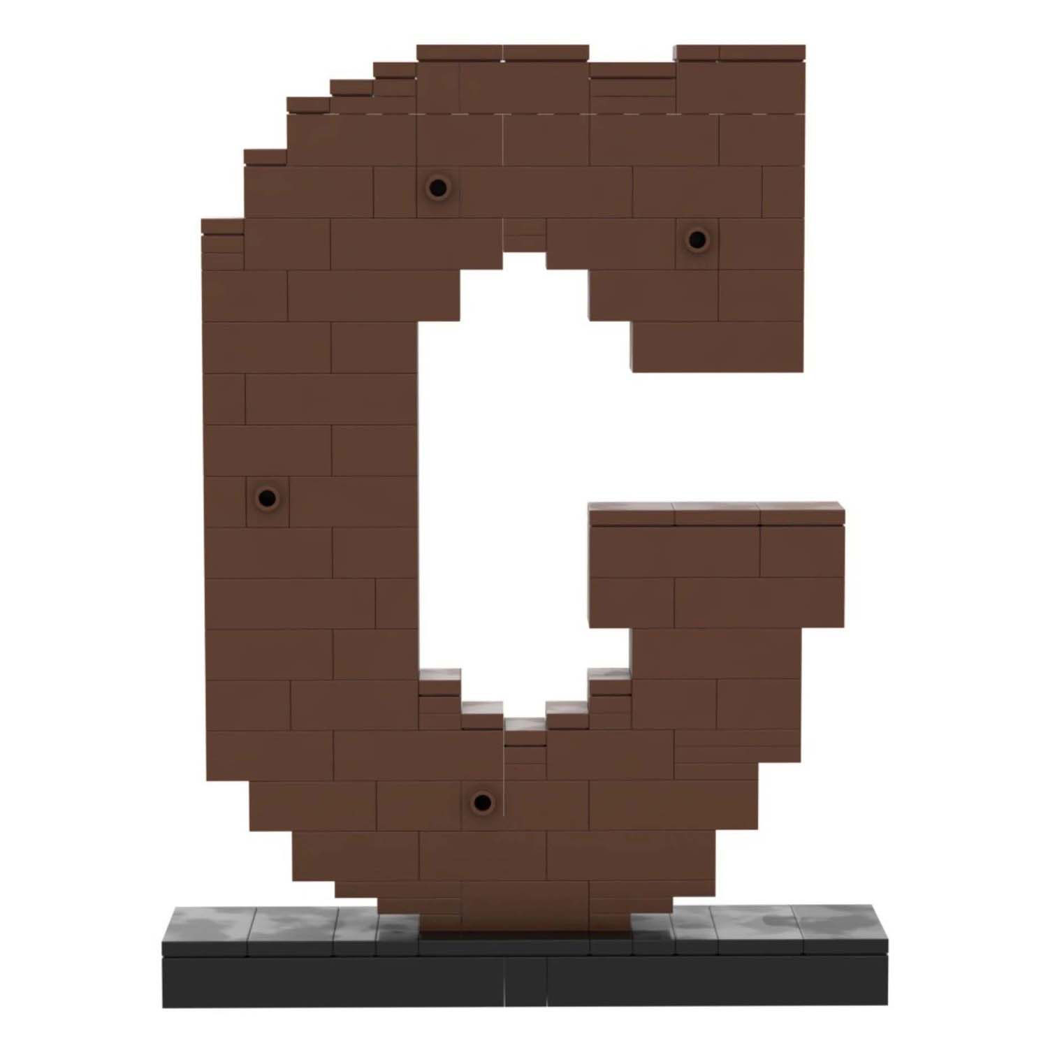 Bouwset Bouw je eigen Chocoladeletter - 174st.