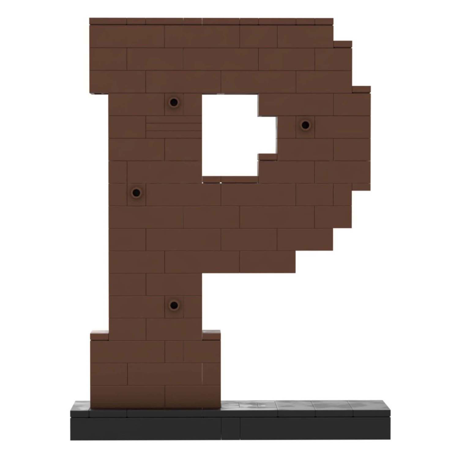 Bouwset Bouw je eigen Chocoladeletter - 174st.