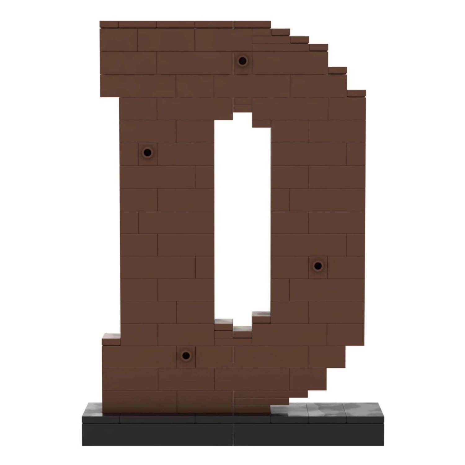 Bouwset Bouw je eigen Chocoladeletter - 174st.