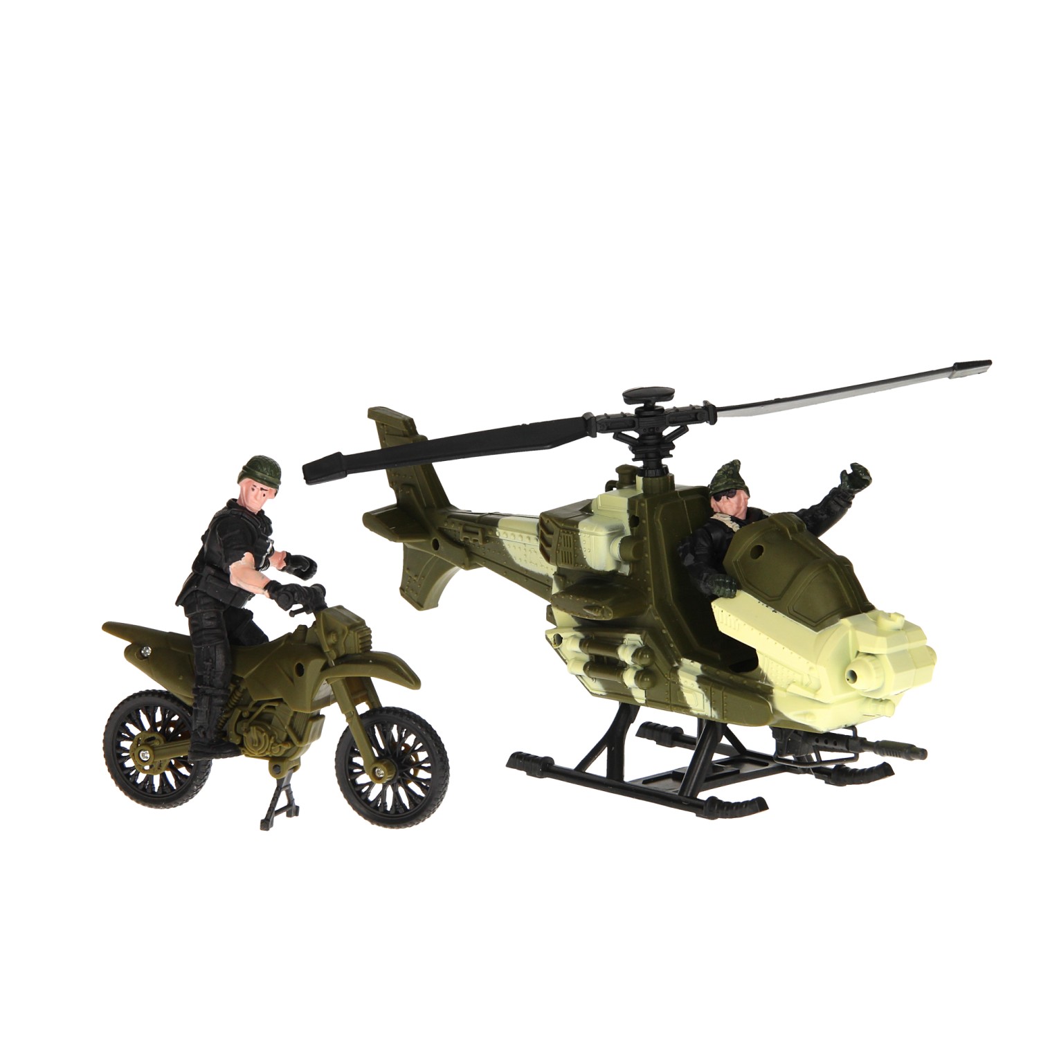Army Forces Speelset - Helikopter en Motor