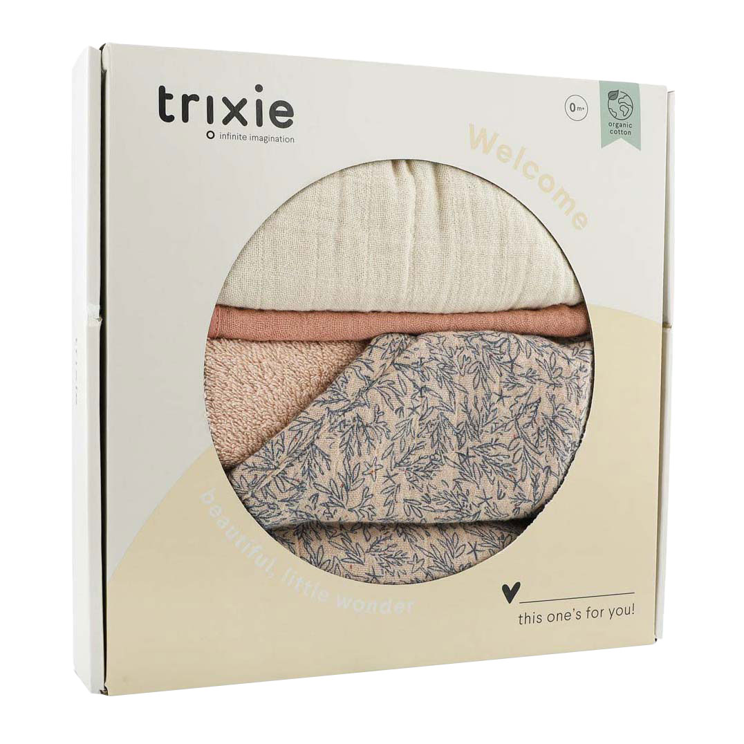 Trixie Geschenkbox für Neugeborene L – Lovely Leaves