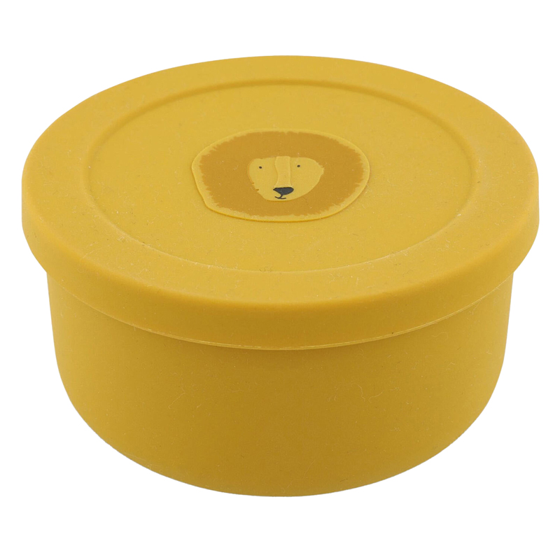 Trixie Silicone snack pot with lid - Mr. Lion