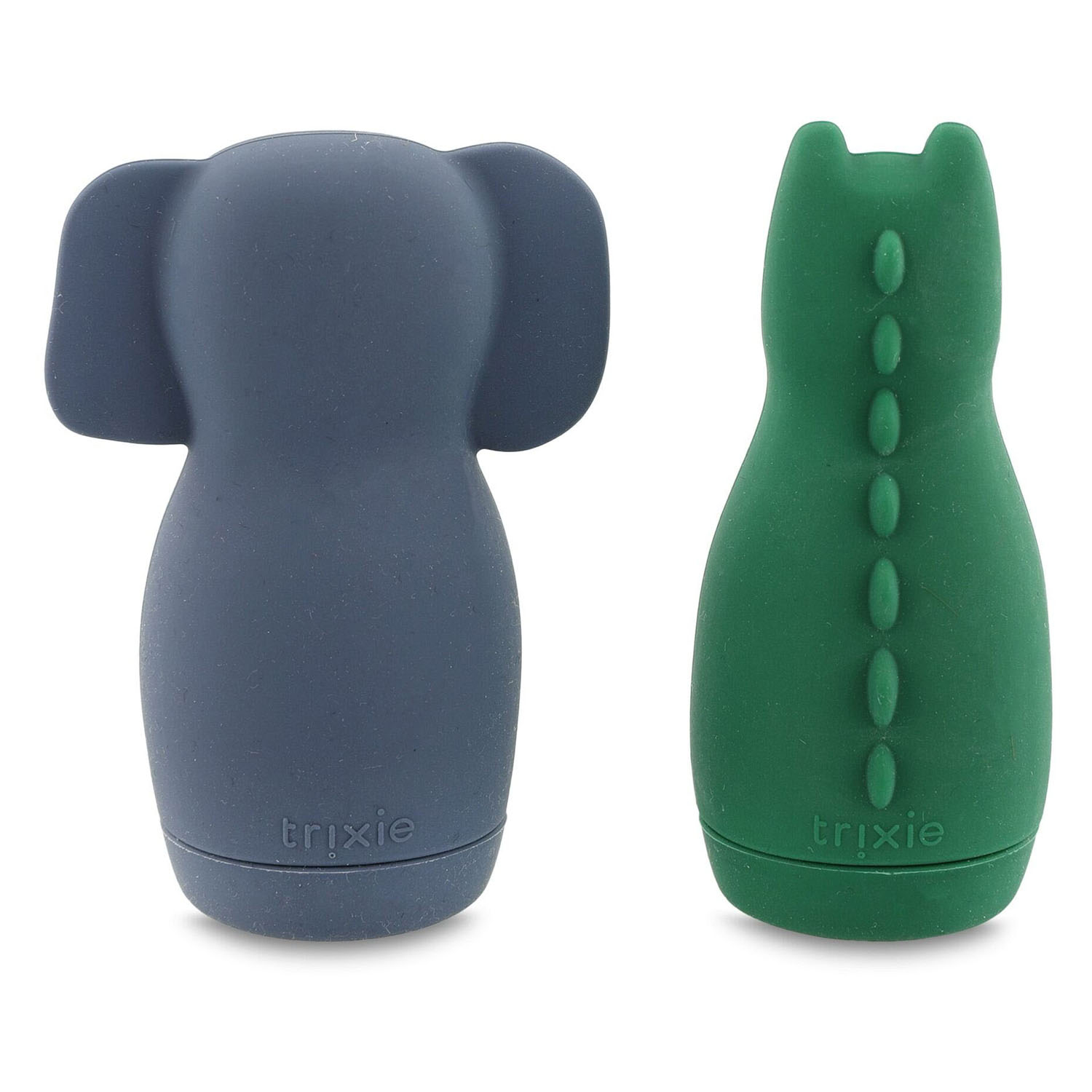 Trixie Badspeelgoed Squeezy Dieren  - Mrs. Elephant & Mr Crocodile