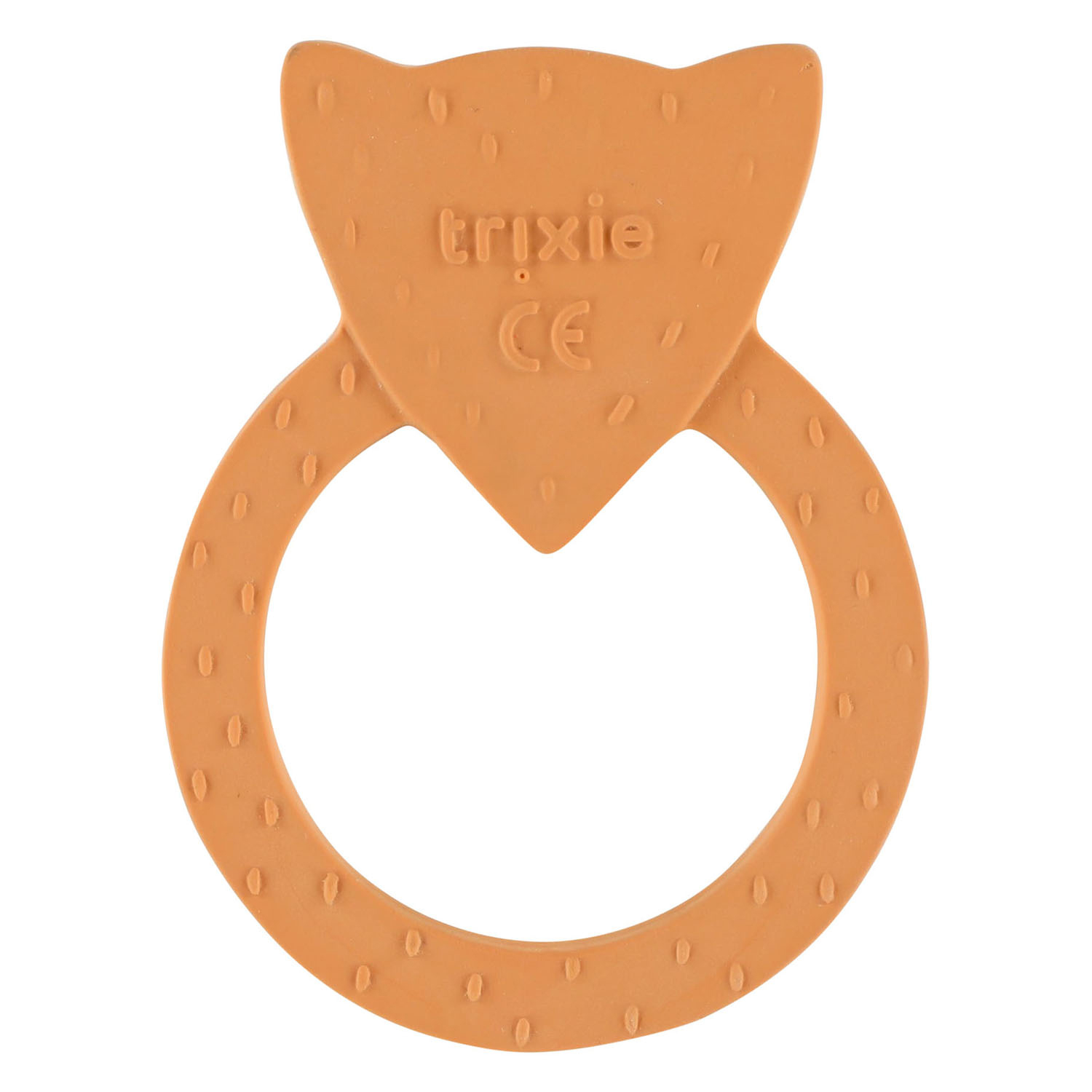 Trixie Natuurlijk Rubber Ronde Bijtring  - Mr. Fox