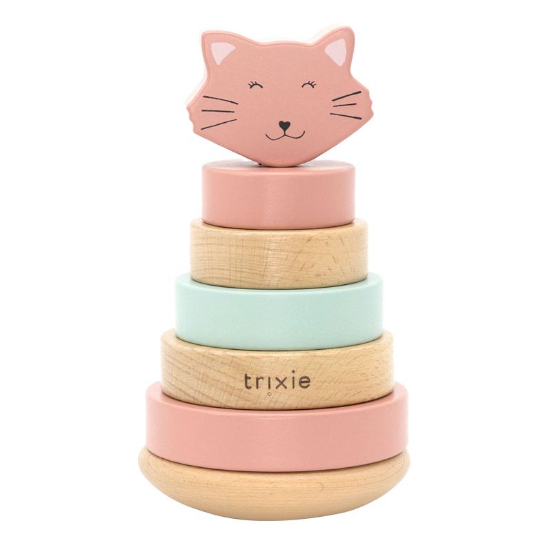 Tour empilable en bois Trixie - Mme. Chat