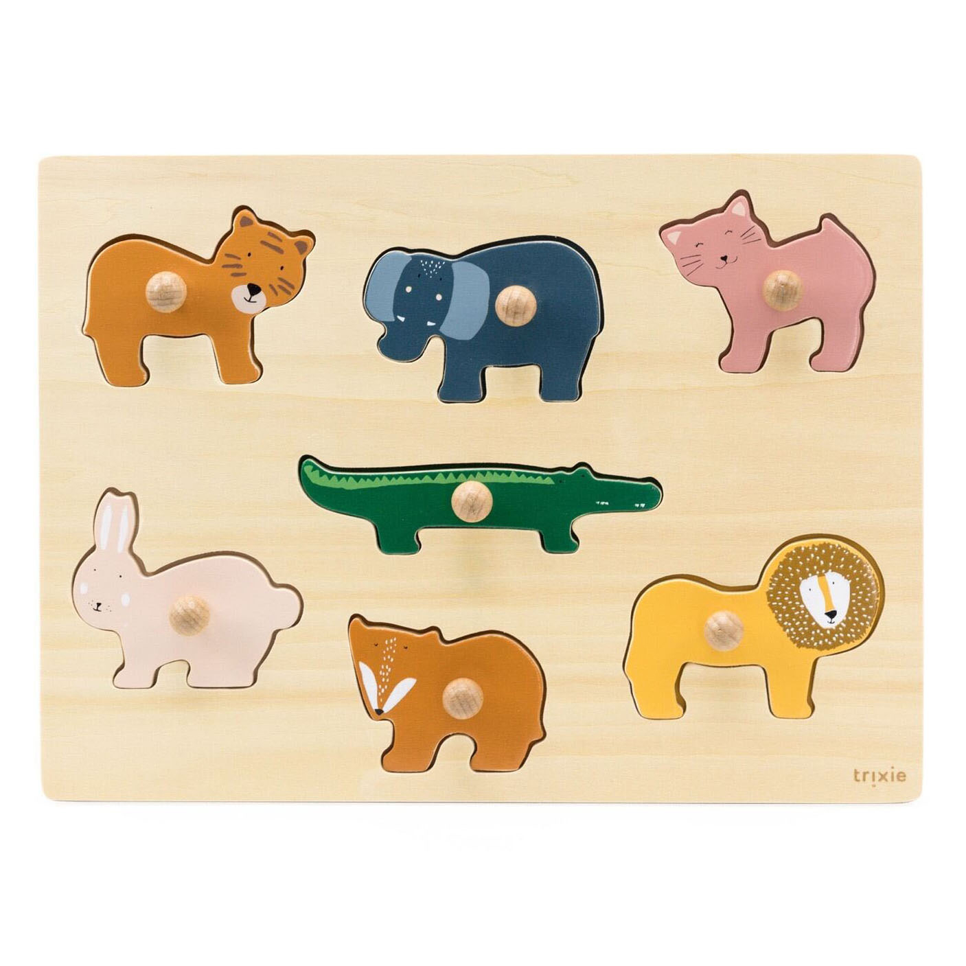 Trixie Wooden animal puzzle - 7pcs