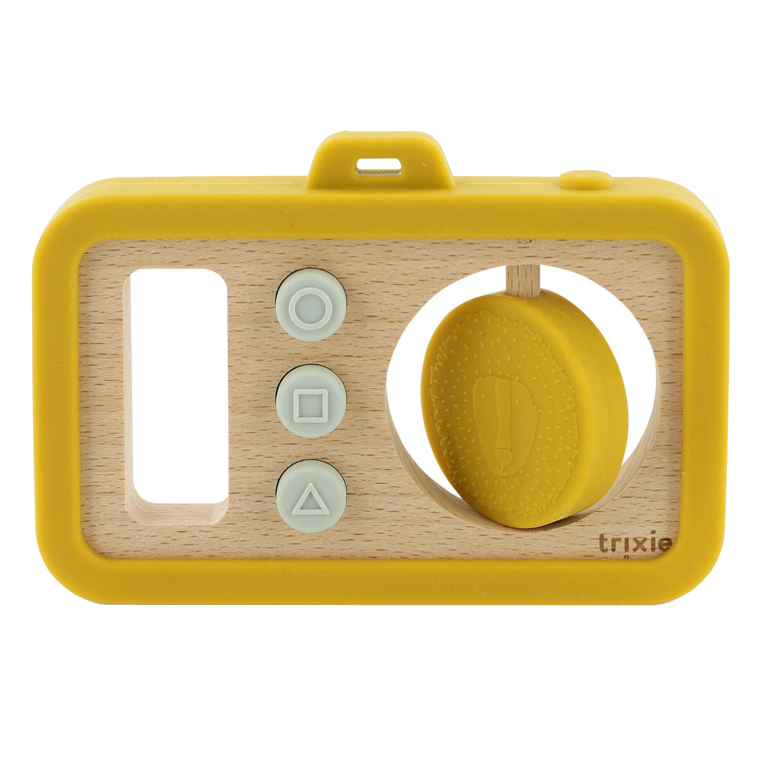 Trixie Houten Siliconen  Baby Camera  - Mr. Lion