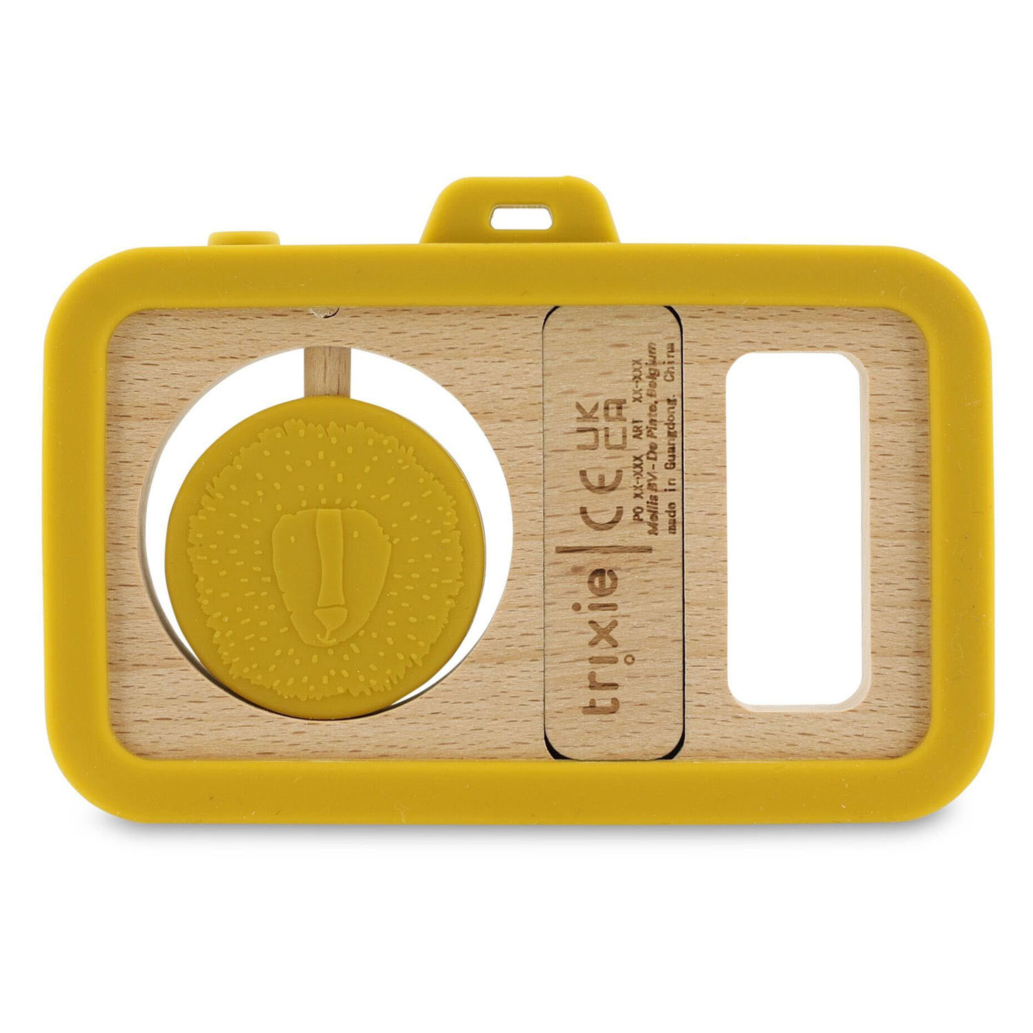 Trixie Houten Siliconen  Baby Camera  - Mr. Lion