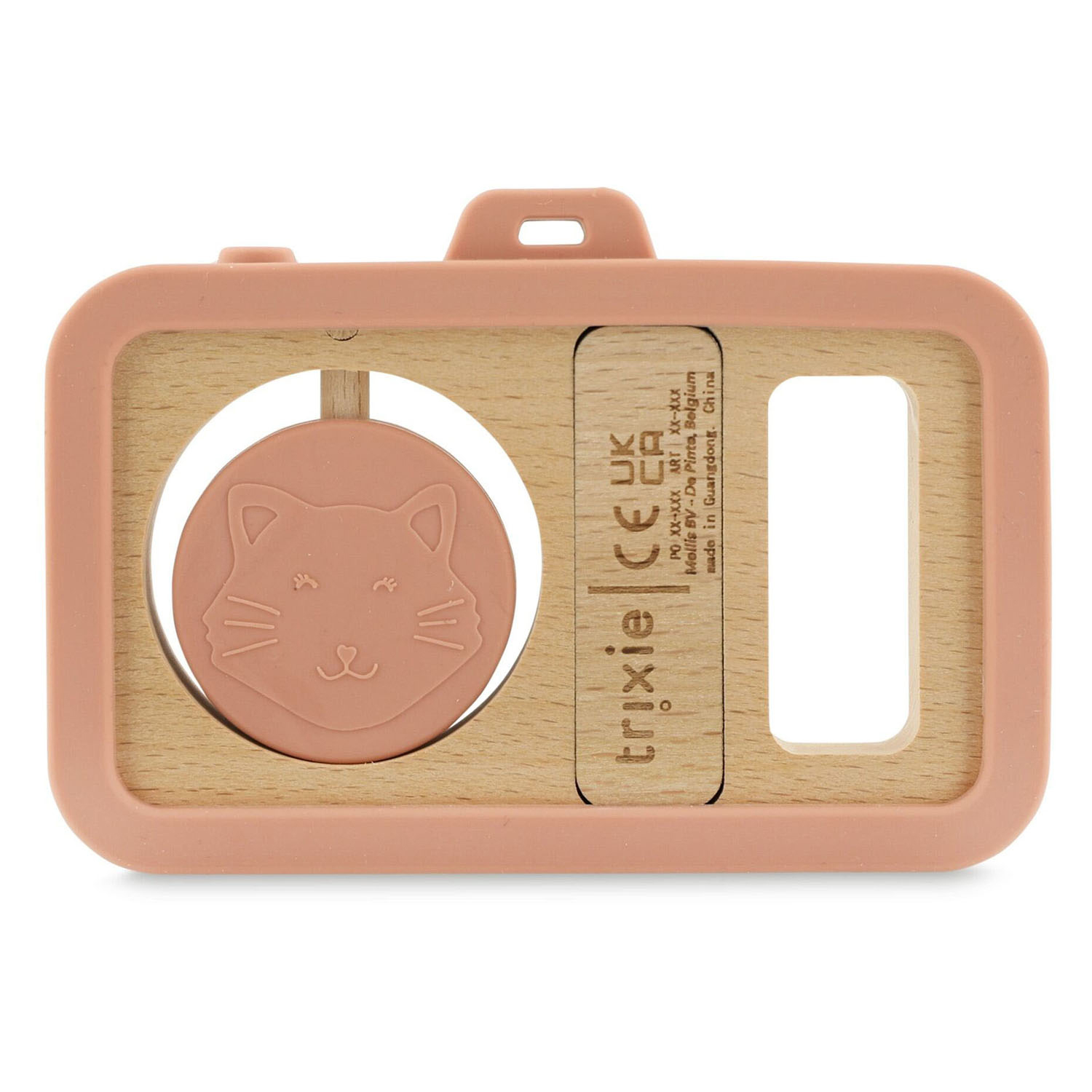 Trixie Houten Siliconen  Baby Camera  - Mrs. Cat