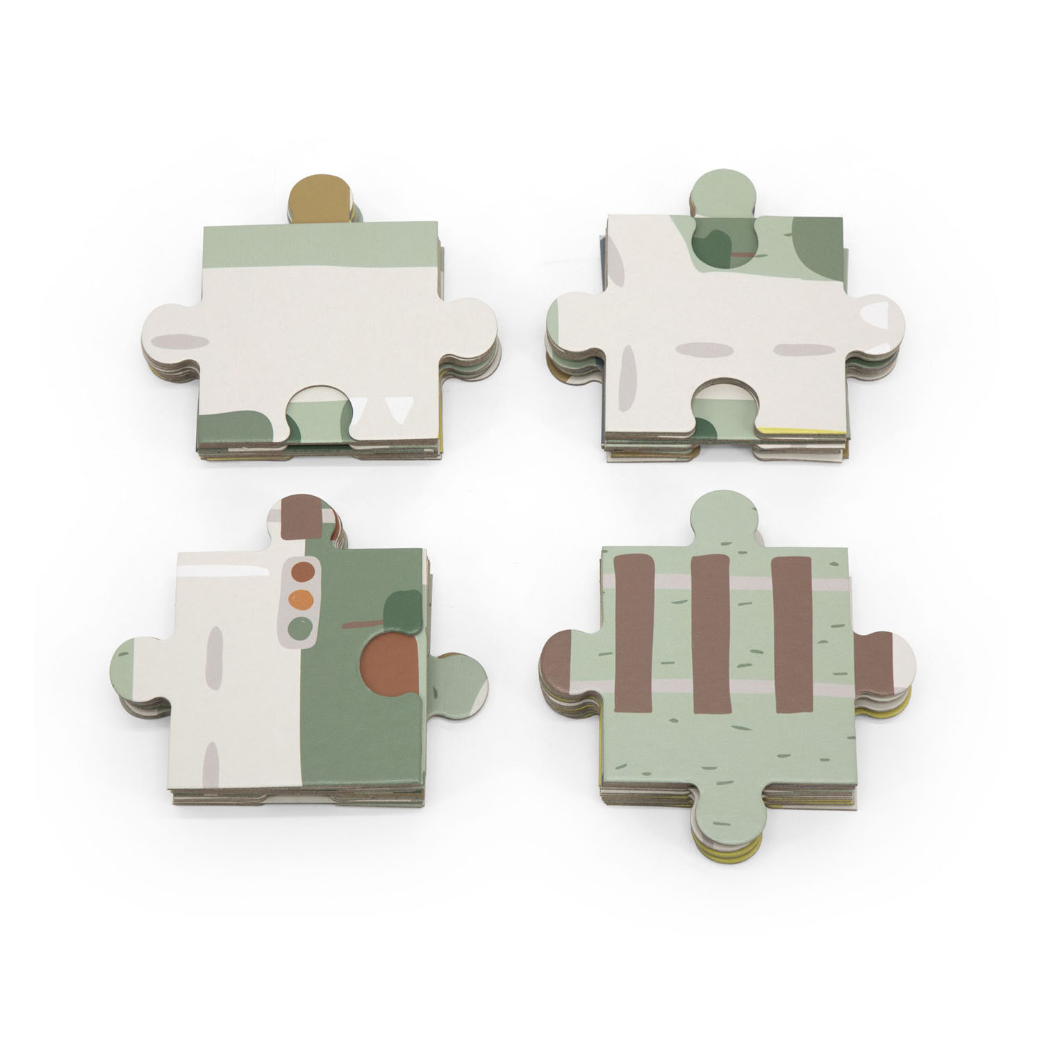 Trixie Puzzle de rue en bois avec accessoires