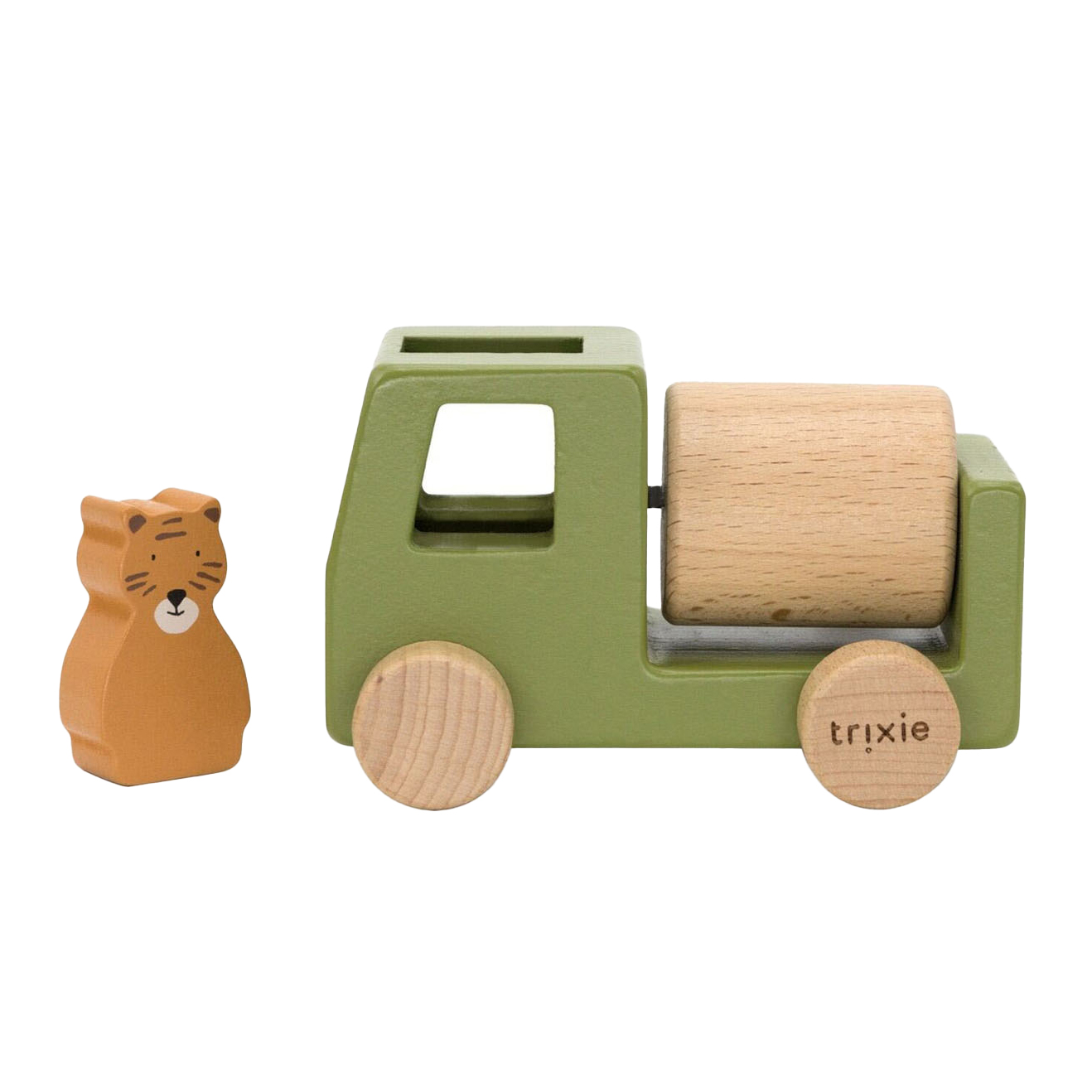 Trixie Camions animaux en bois, 4 pcs.