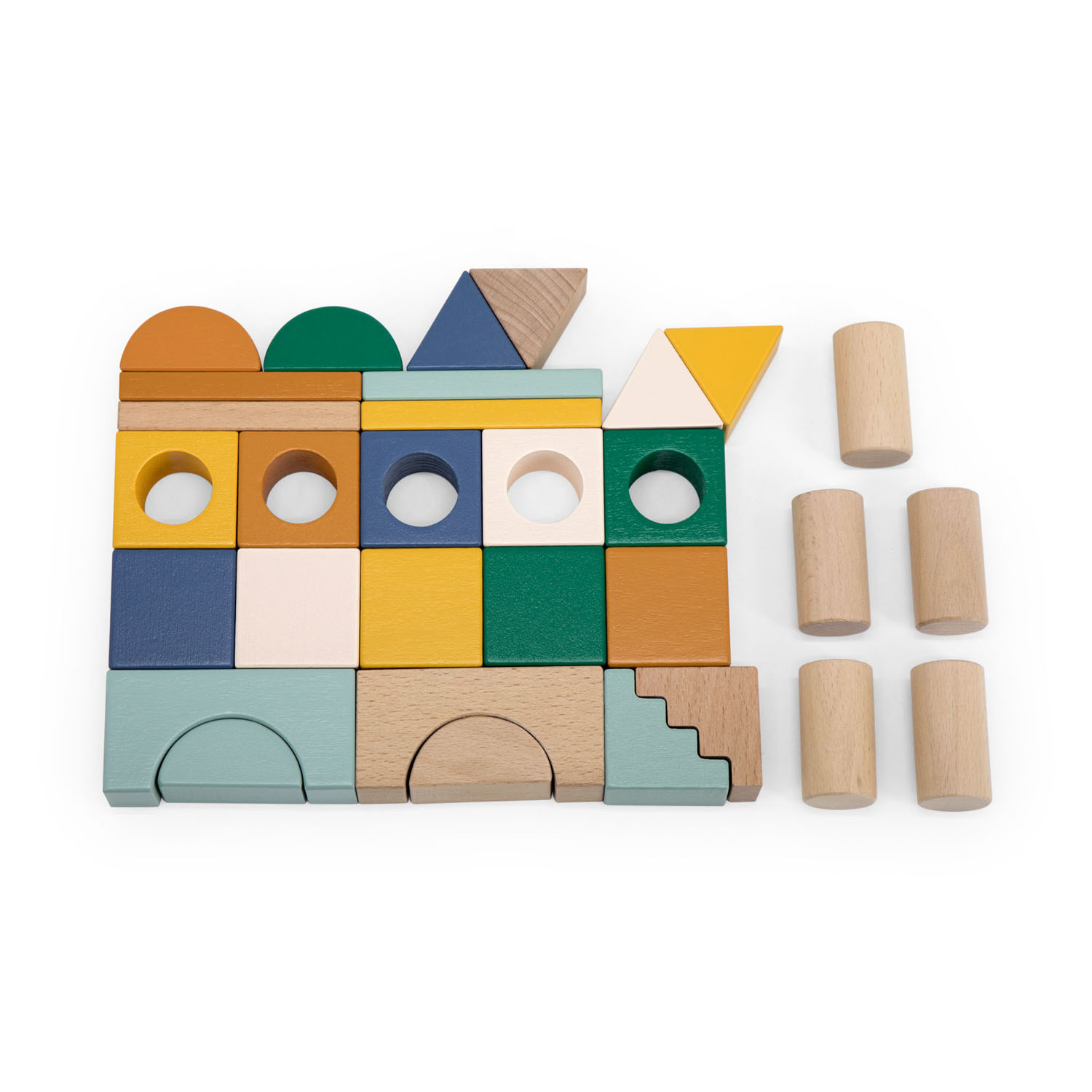 Trixie Blocs en Bois Ville, 31 pcs.