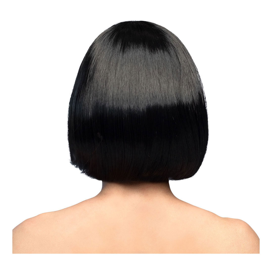 Perruque noire de cabaret