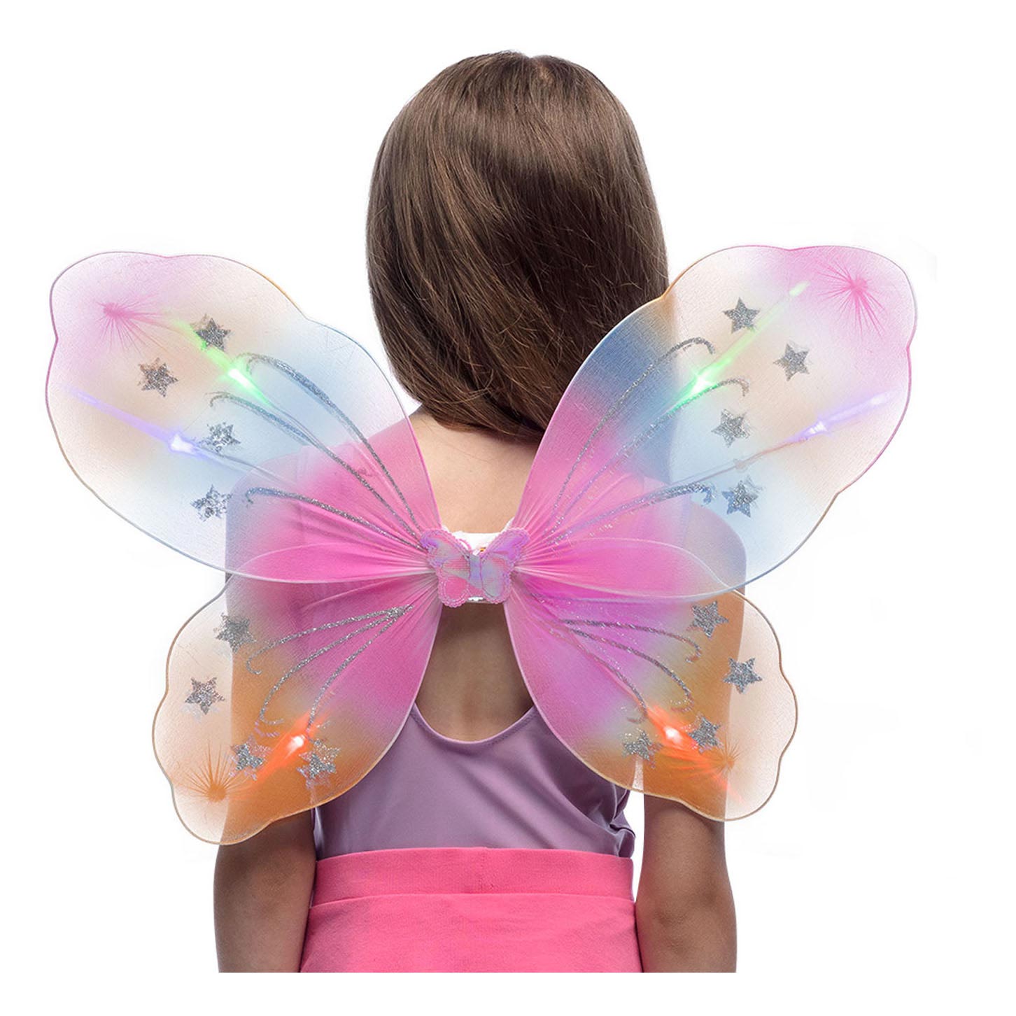 Verkleidungsset Schmetterlingsflügel mit LED-Lichtern