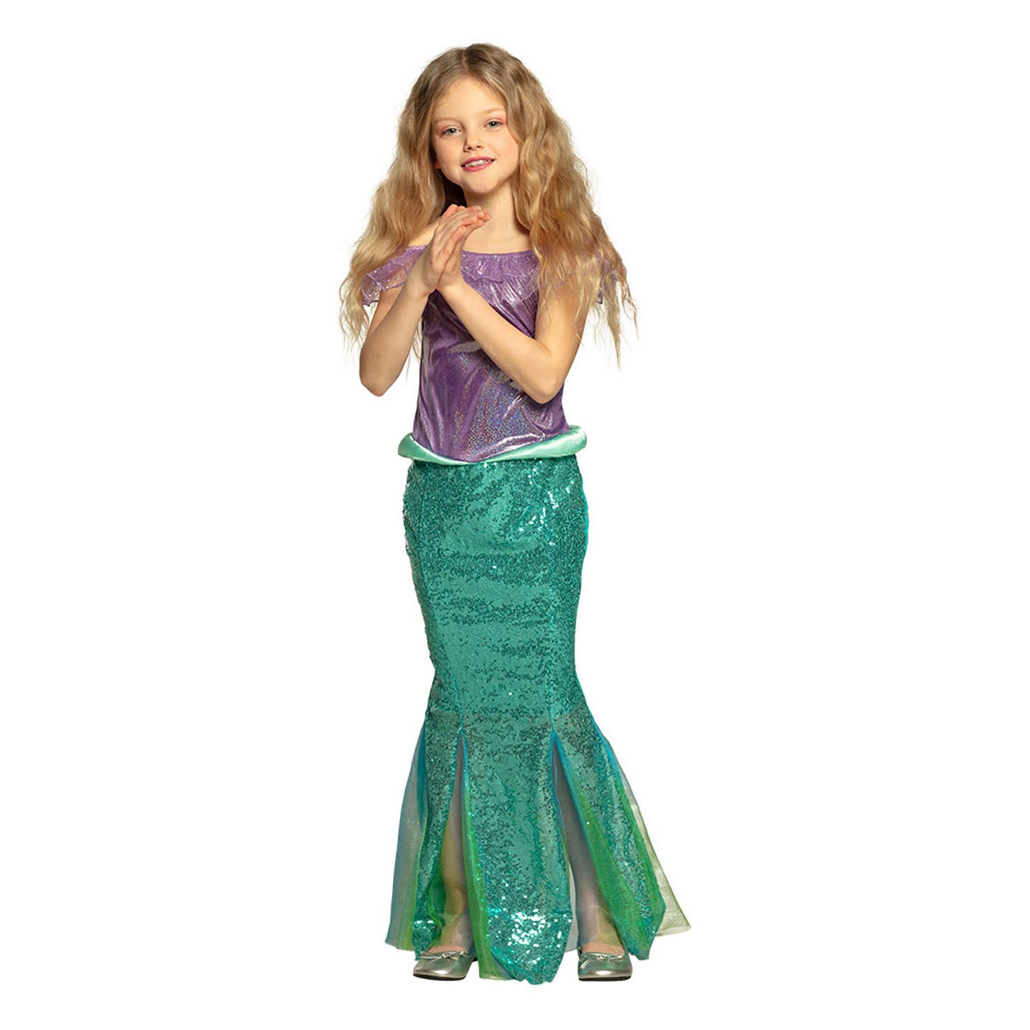 Costume de princesse sirène pour enfants, 4-6 ans