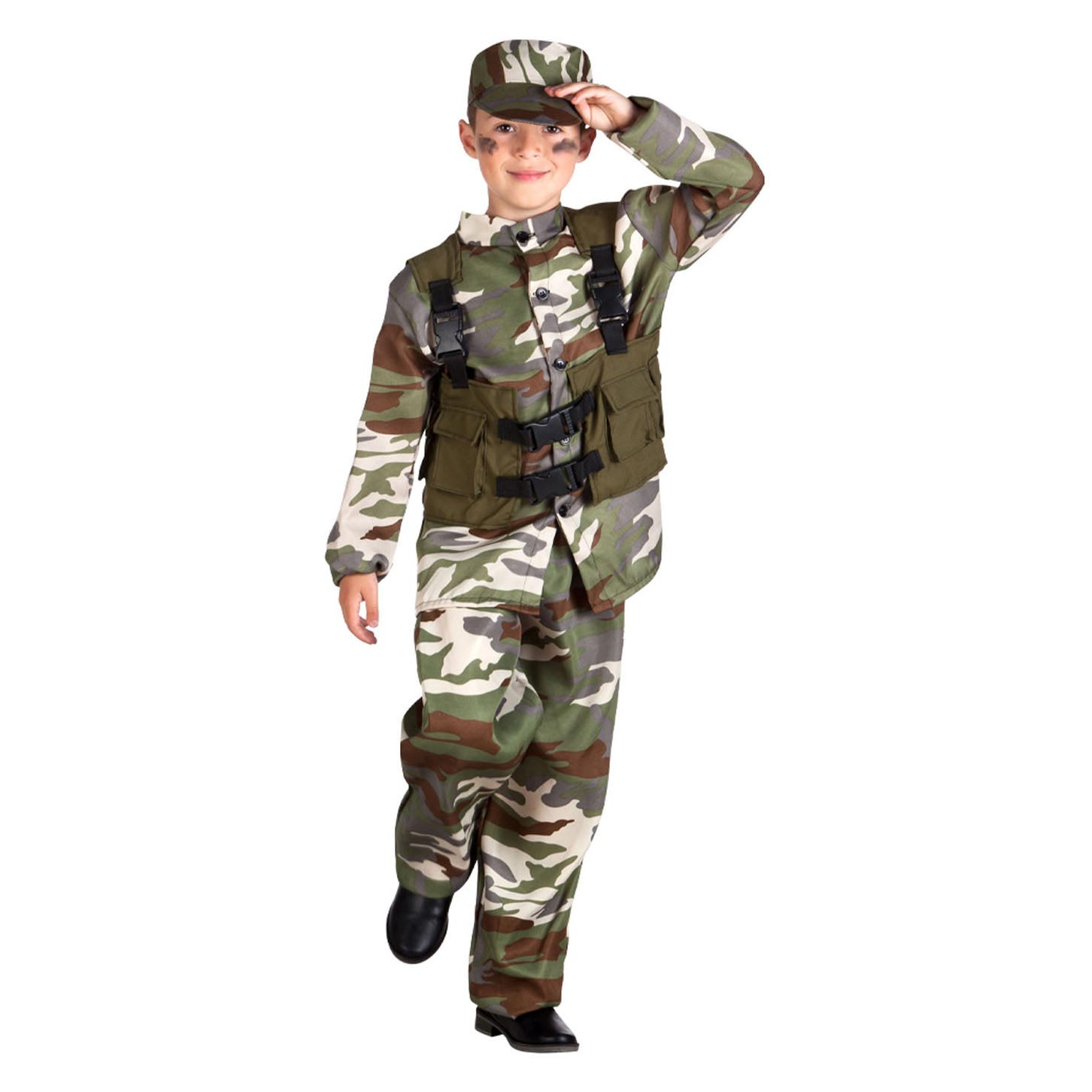 Enfant Costume Soldat 4-6 ans