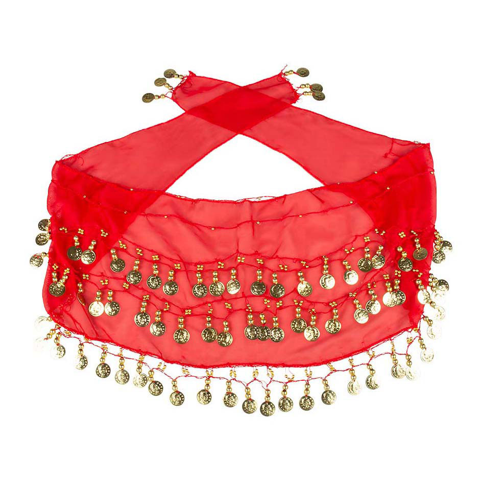 Belly Dance Set Rood, 3dlg.