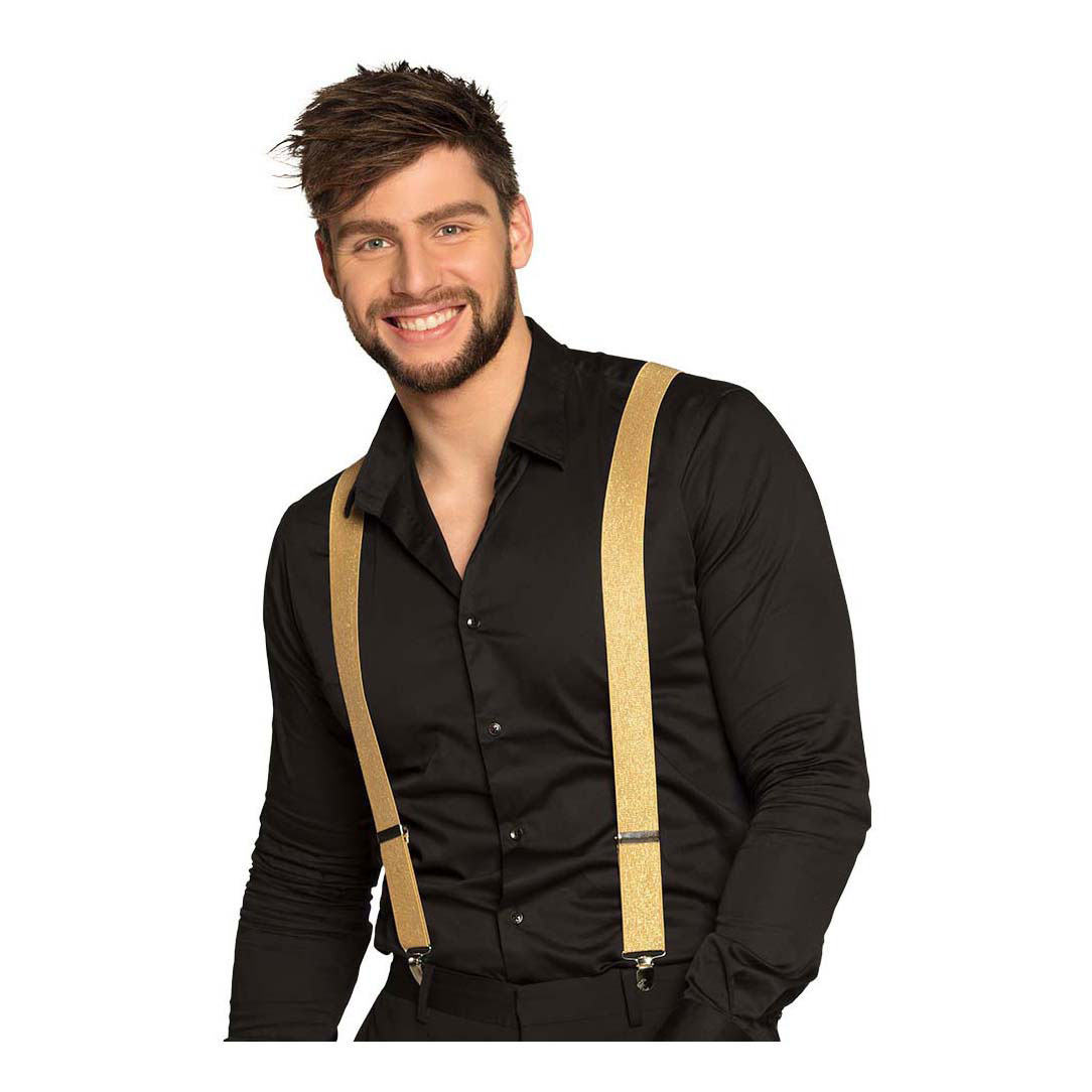 Bretels Basic Goud