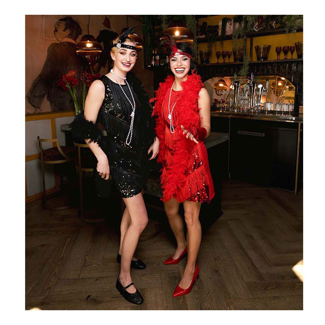 Hoofdband Flapper Zwart