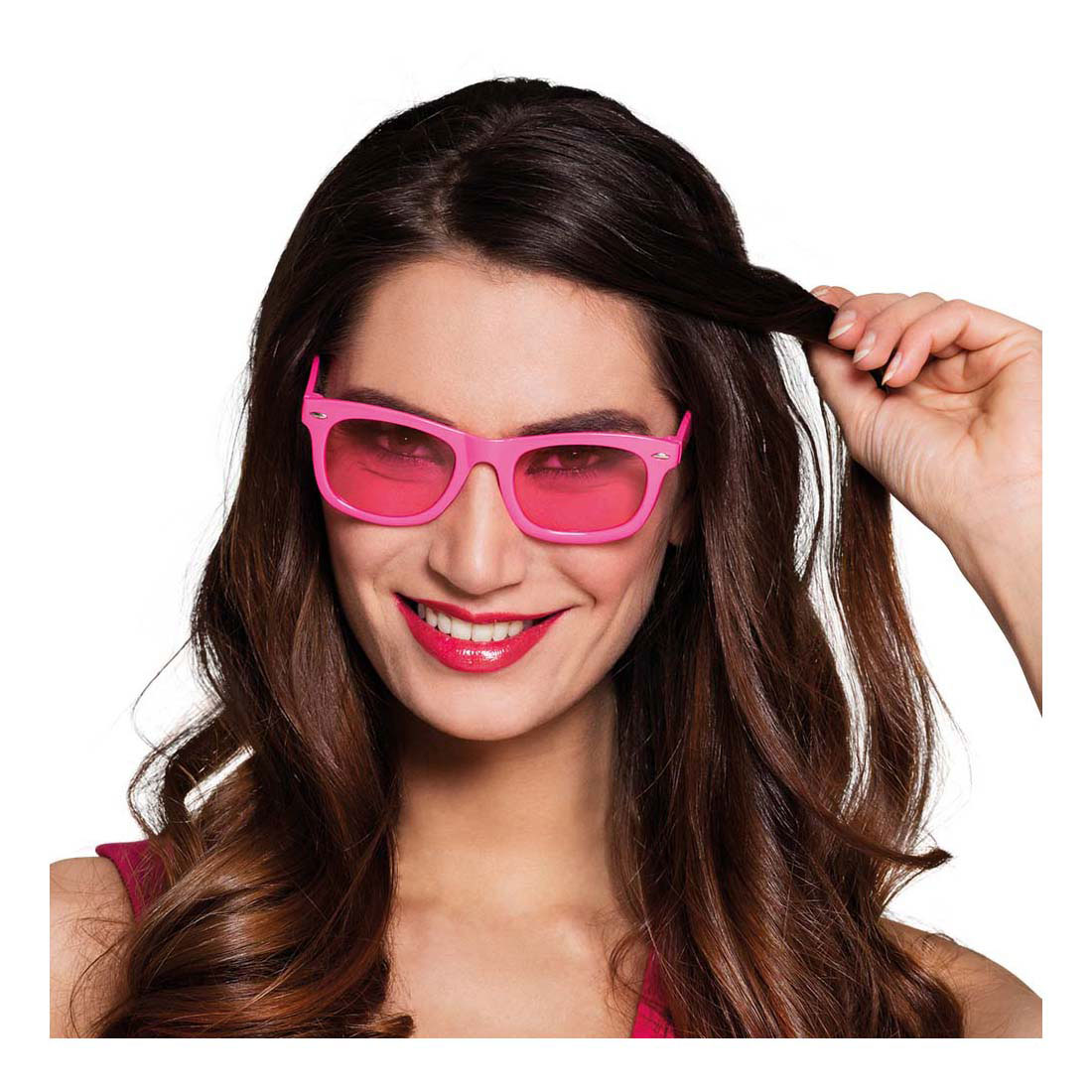 Lunettes de fête Dance Neon Pink