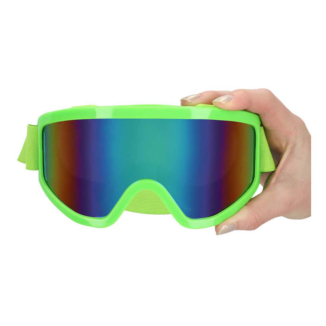 Party Skibril Neon Groen