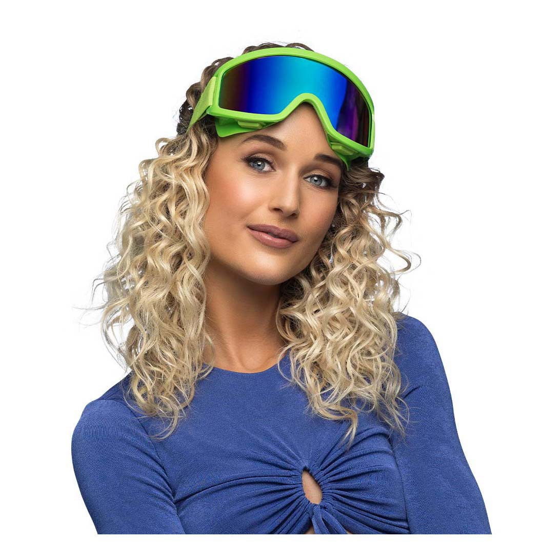 Party Skibril Neon Groen