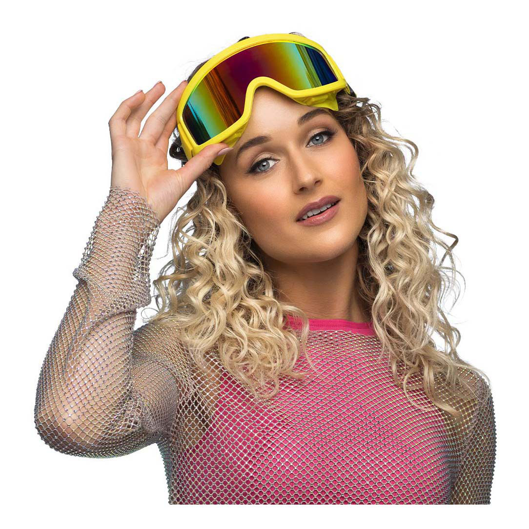 Party Skibrille Neongelb