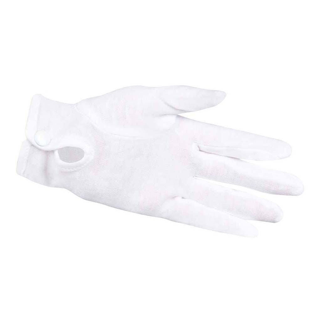 Handschoenen met Drukknop Wit XL