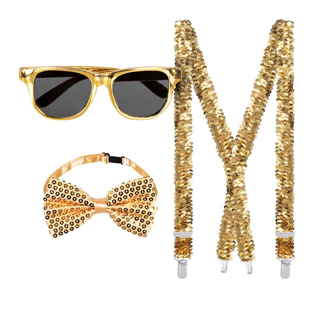 Accessoireset Feestoutfit Goud