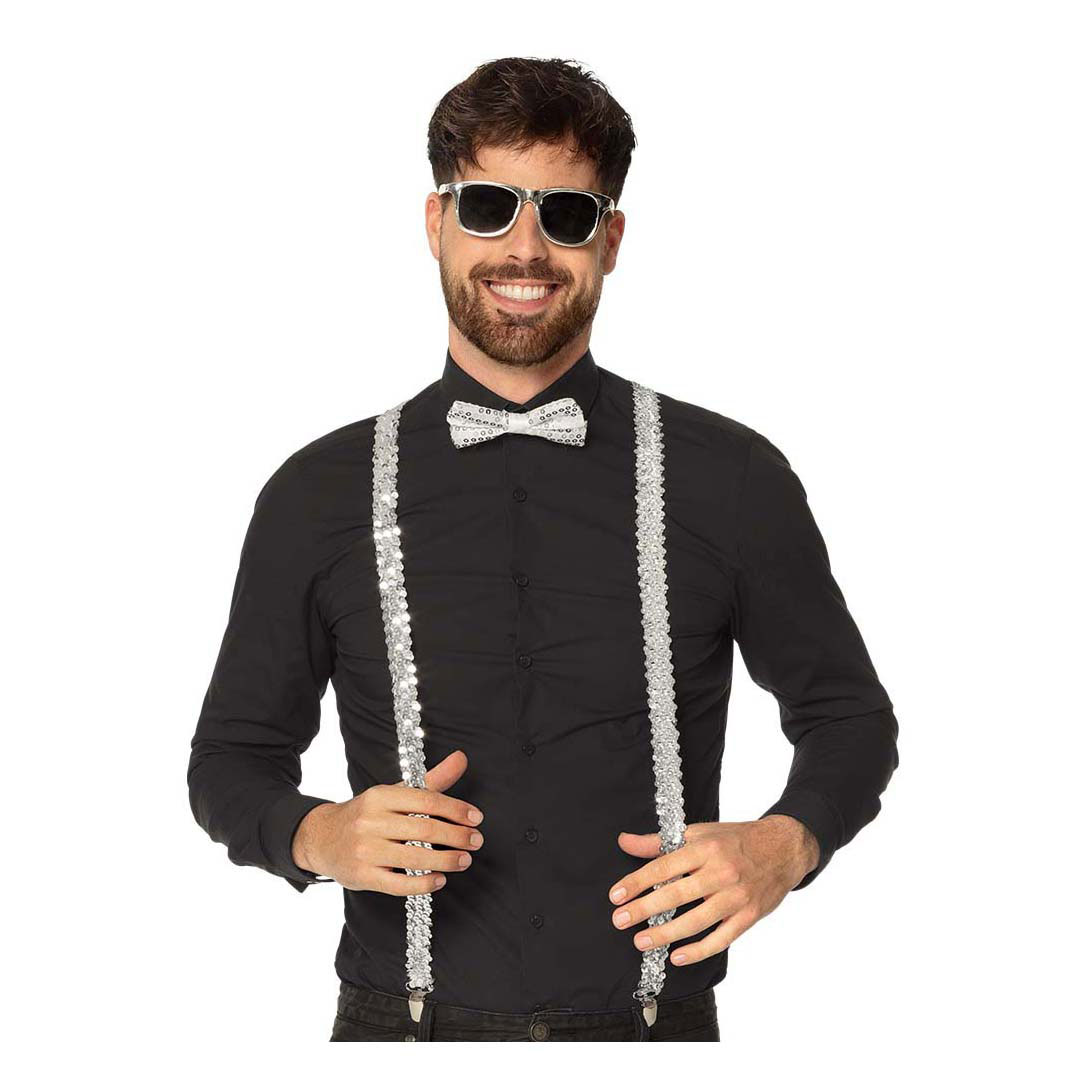 Ensemble d'accessoires argenté