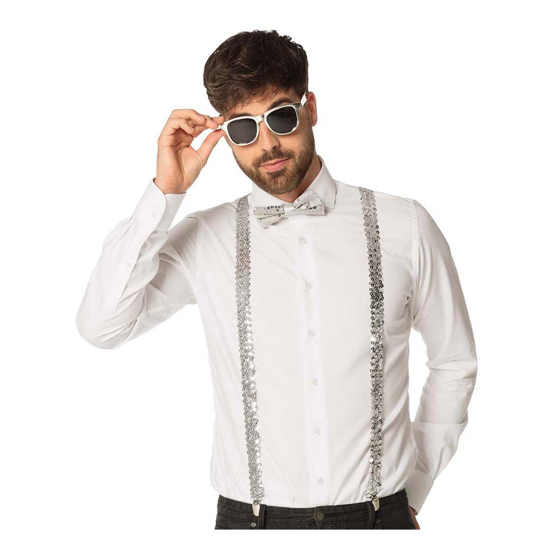 Ensemble d'accessoires argenté