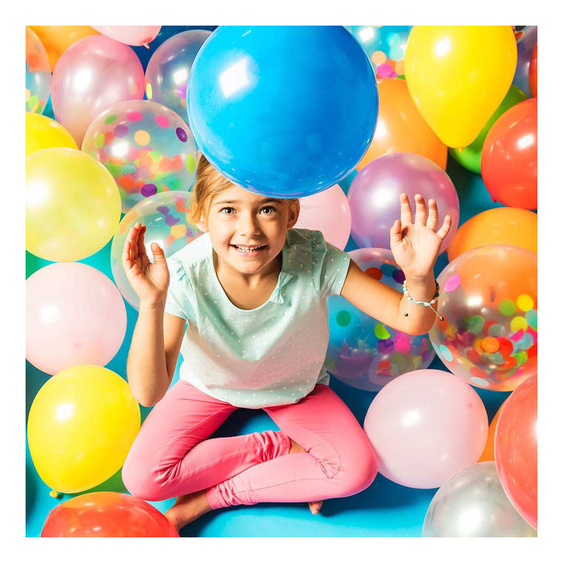 Confettiballonnen, 5st.