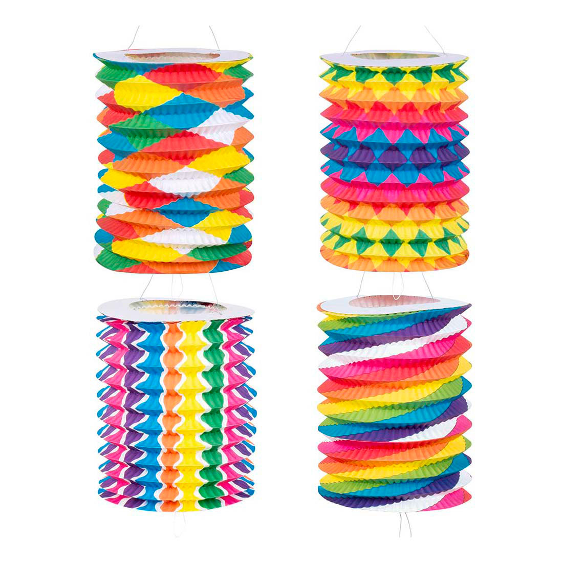 Lanternes en papier 16 cm, 12 pièces.