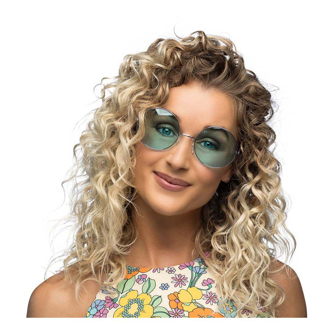 Lunettes de fête Hippie XL Vert