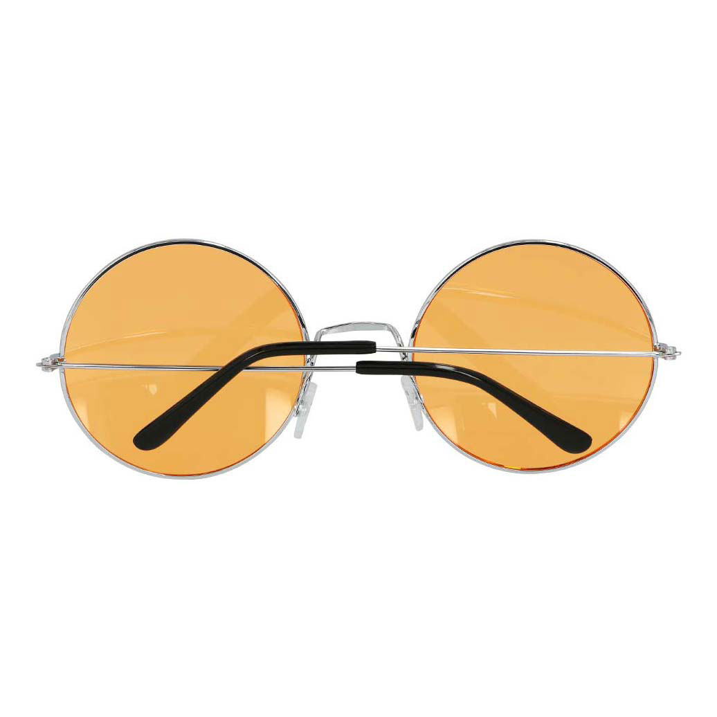 Lunettes de fête Hippie XL Orange
