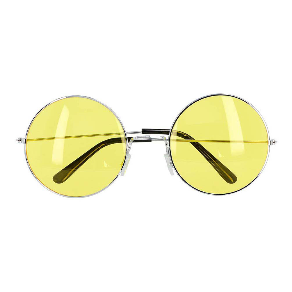 Lunettes de fête Hippie XL Jaune