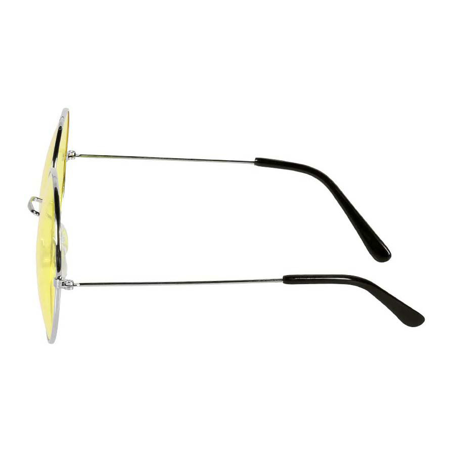 Lunettes de fête Hippie XL Jaune