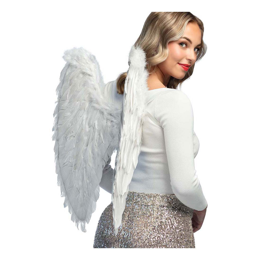 Ailes d'ange pliables blanches