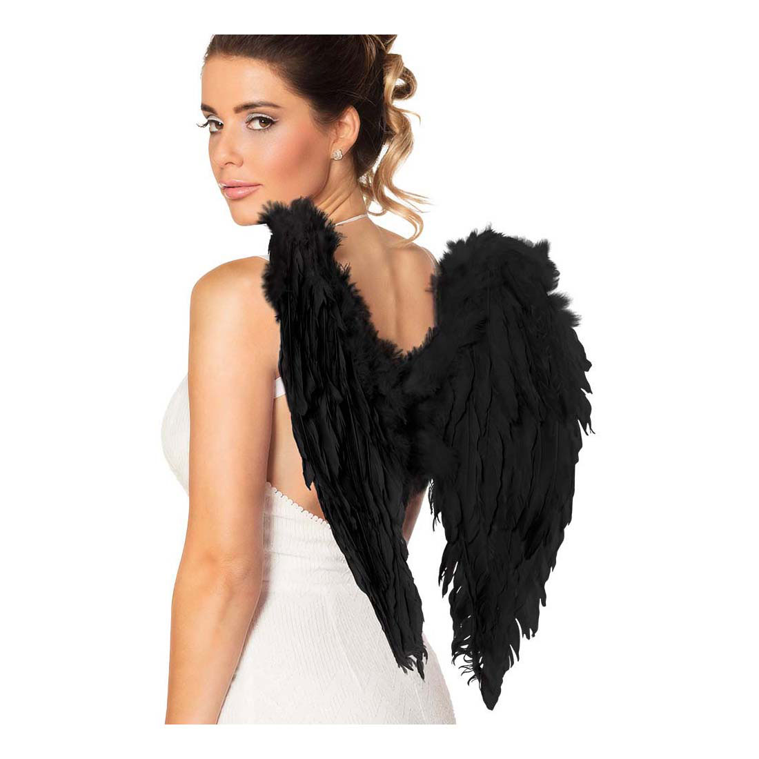 Ailes d'ange pliables noires