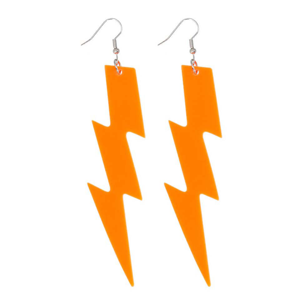 Boucles d'oreilles Flash Neon Orange