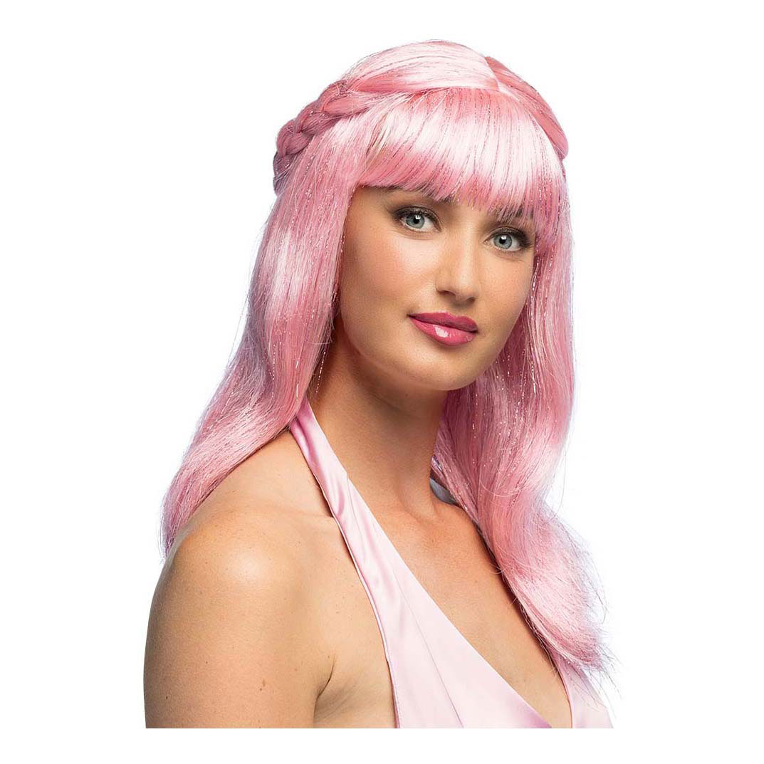 Perruque rose