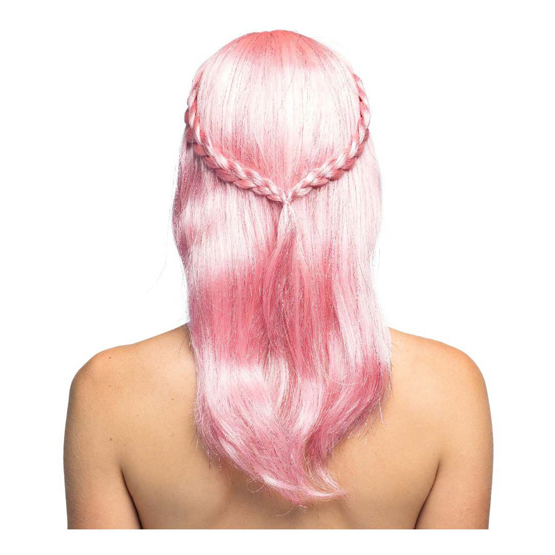 Perruque rose