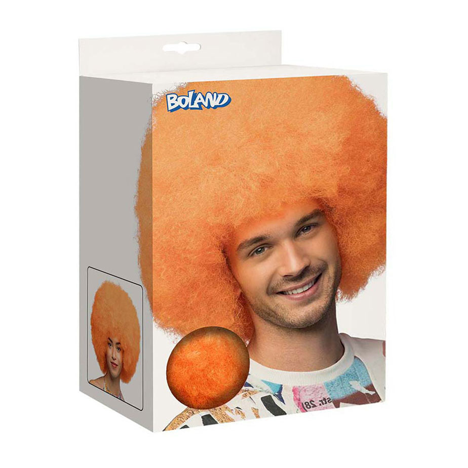 Perruque Sugar Orange Néon